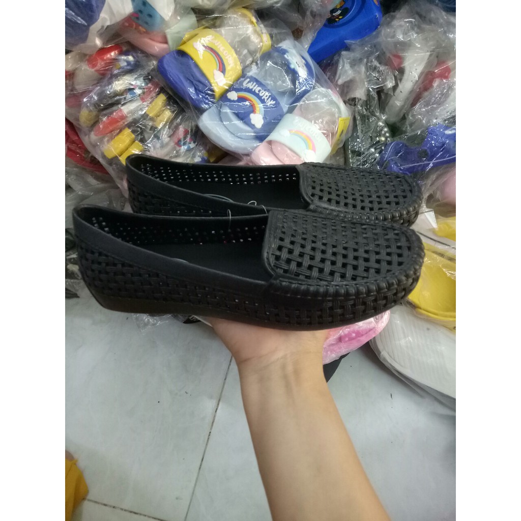 Giày Búp Bê Nhựa Nữ Đúc Liền Đi Mưa | BigBuy360 - bigbuy360.vn