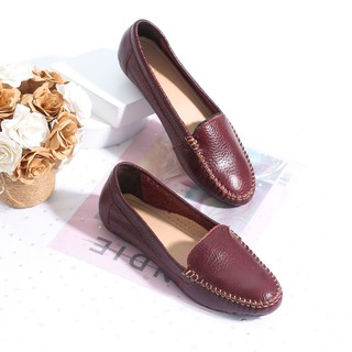 Giày mọi da bò thật đế mềm 3254