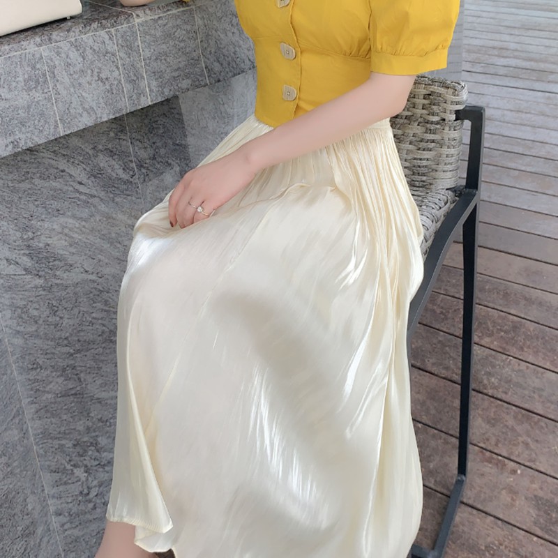 CHÂN VÁY XÒE PHI BÓNG ORGANZA