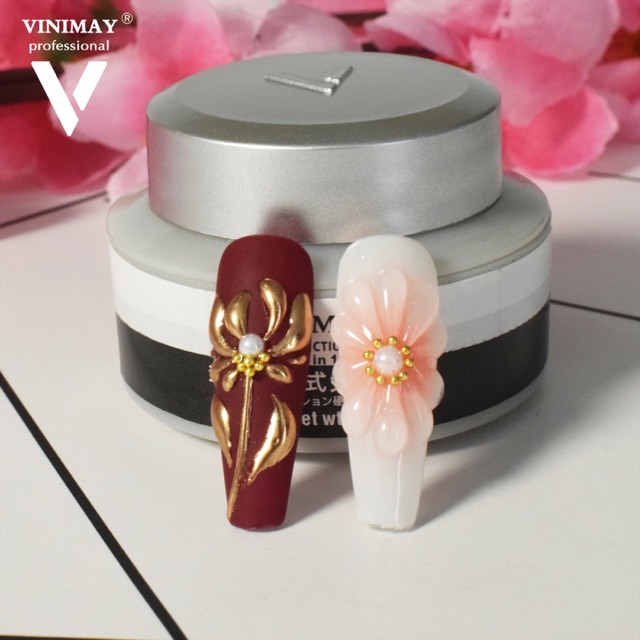 Gel vinimay 5in1 gel đắp nối móng đính đá tạo giọt top