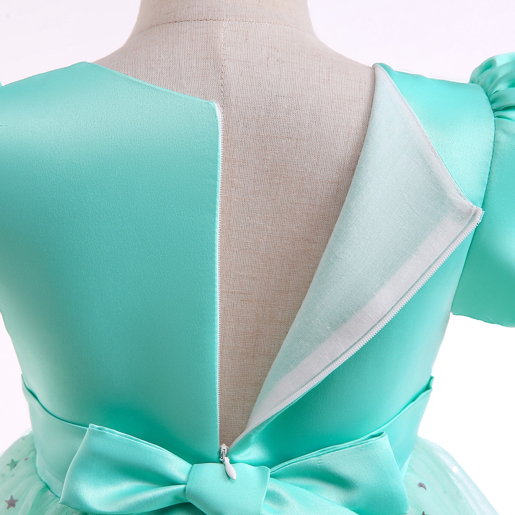 BEAR LEADER Đầm Công Chúa Aisha Xinh Xắn Theo Phong Cách Âu Mỹ 2023 Dành Cho Bé Gái 3-9 Tuổi