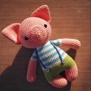 Thú bông handmade: Heo Minhon