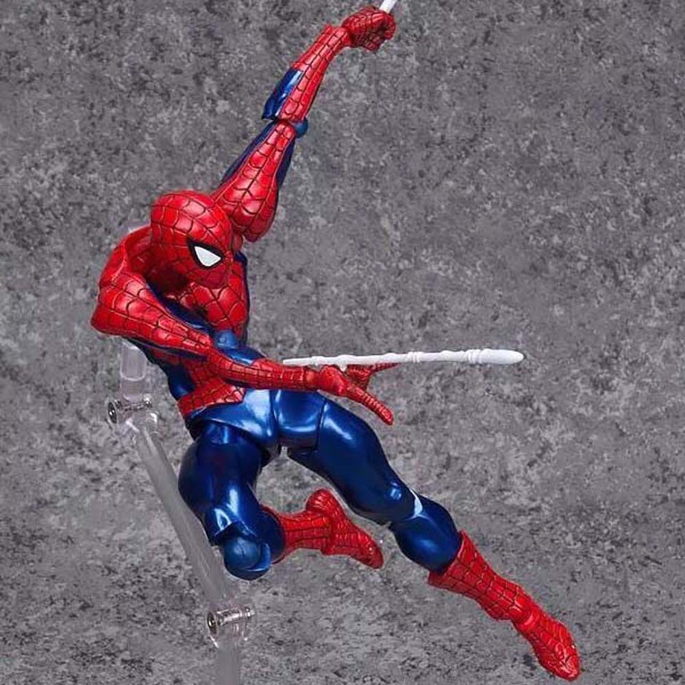 Mô hình nhân vật Người Nhện phim Avengers bằng PVC TAYLOR1 trang trí xe hơi có khớp cử động