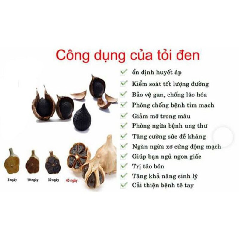 tỏi đen💖FREESHIP💖tỏi đen một nhánh LT6YY1 | BigBuy360 - bigbuy360.vn