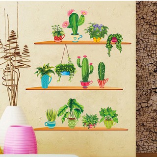Tranh decal dán tường KỆ XƯƠNG RỒNG DÀI đơn giản và tinh tế - Decal dán tường