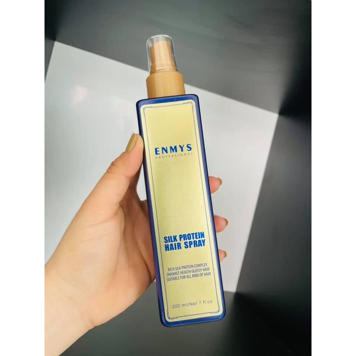 Xịt dưỡng tóc EnMys silkprotein 200ml- Hàng Chính Hãng Công Ty-dưỡng proten phục hồi hư tổn