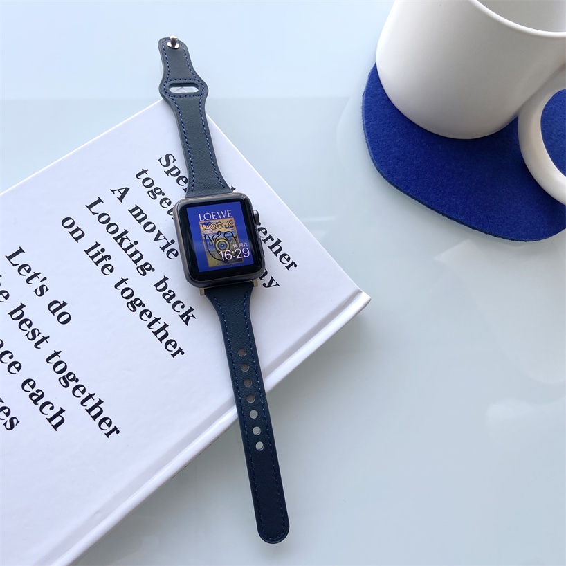 Dây đeo đồng hồ thích sang trọng thích hợp cho Apple iWatch Series 7 6 SE 5 4 3 2 1 nhiều kích cỡ