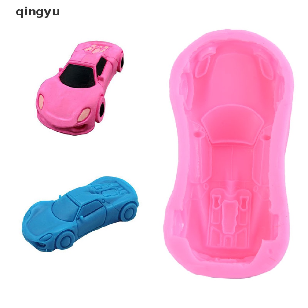 Khuôn Silicone Tạo Hình Xe Hơi 3d Trang Trí Bánh