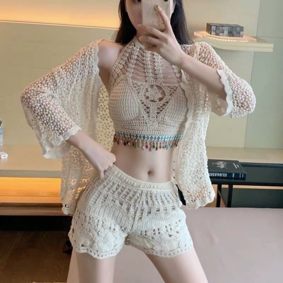Set Ren Bikini Đi Biển Tay Lỡ Kiểu 4 Siêu Đẹp | Smide Clothing