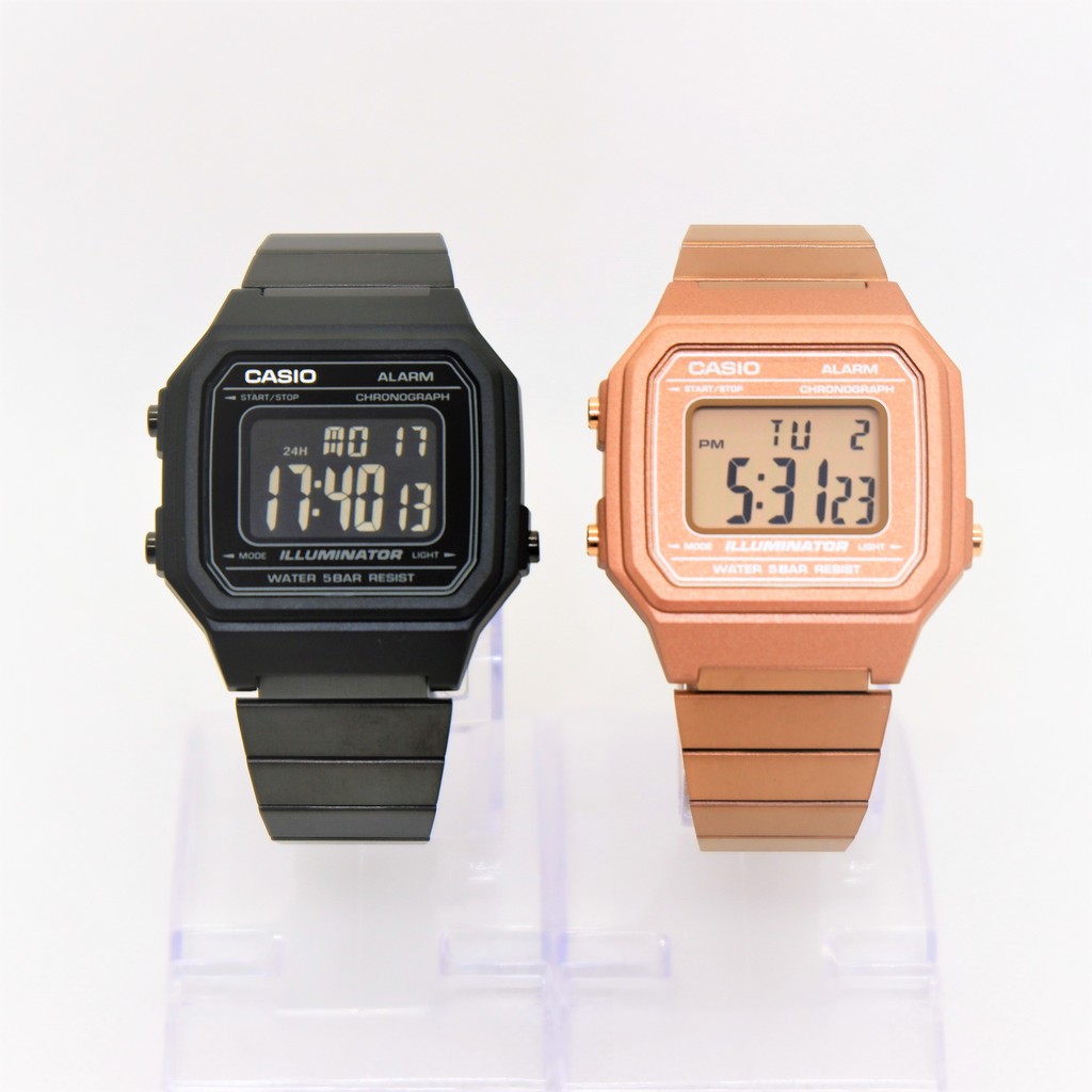 [ ĐỒNG HỒ ĐÔI 💖 ] Casio B650 Rose + Casio B650 Black 💖 𝓢𝓲ê𝓾 𝓗𝓸𝓽💖 Cam Kết Hàng Chính Hãng ⚡ Pin 7 năm⚡