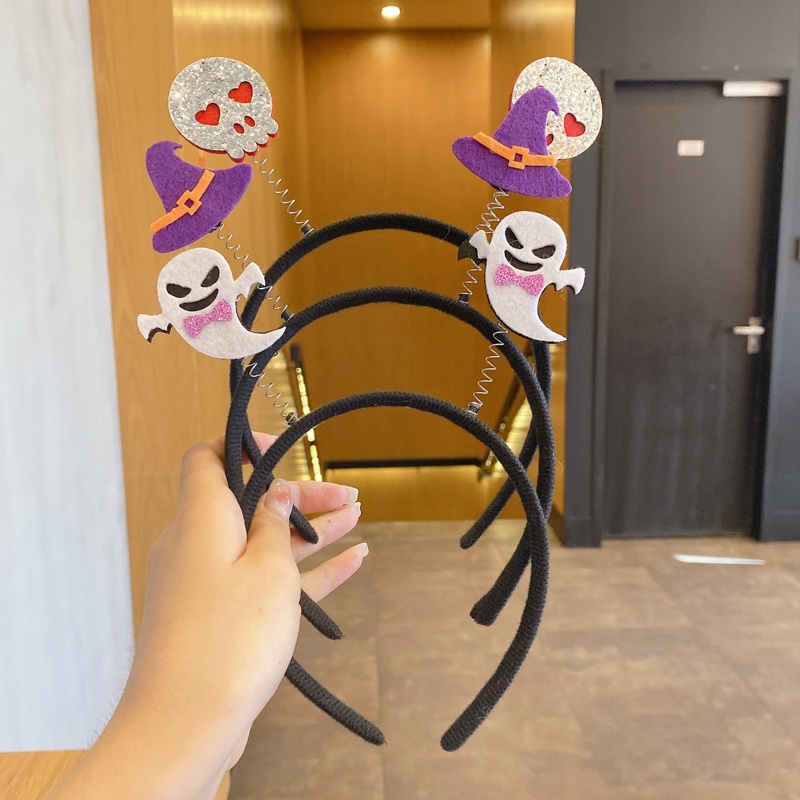 Băng Đô Cài Tóc Màu Đen Vui Nhộn Cho Bé