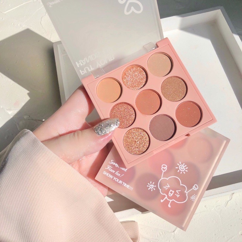 Bảng mắt 9 ô Sweet min nhũ lì đẹp tự nhiên | BigBuy360 - bigbuy360.vn