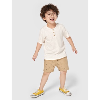 [WABRCNFT91 - 10% - Tối đa 30K - ĐH từ 99K] Áo phông bé trai cổ tròn có khuy cài CANIFA - 2TS21S005