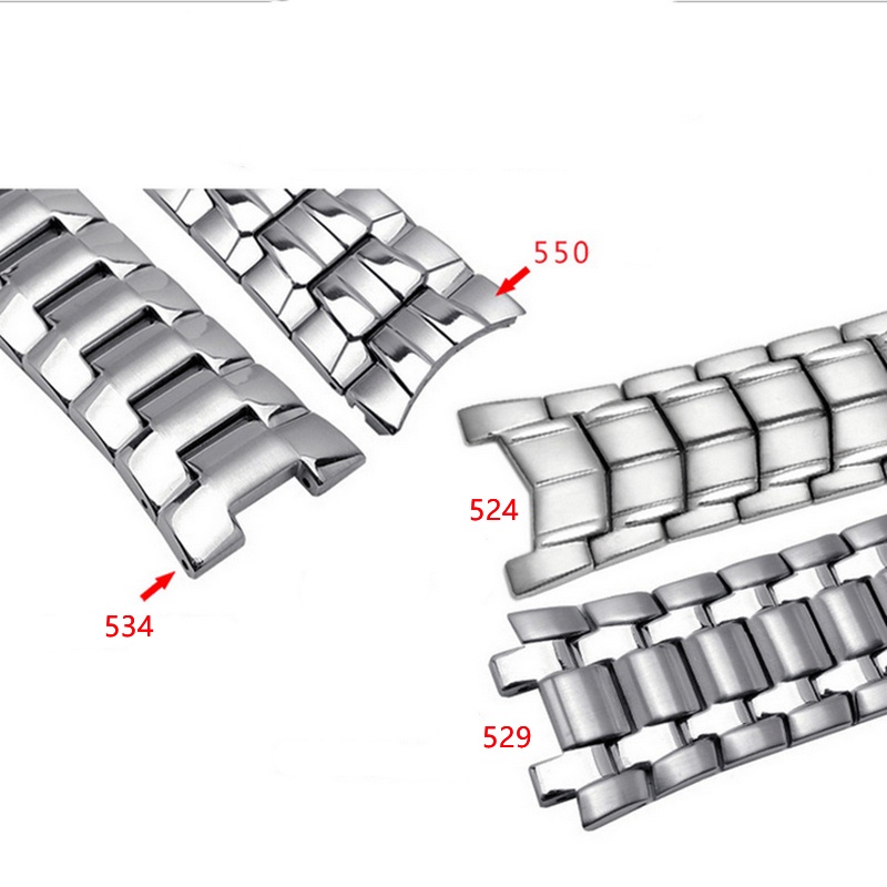 Dây đeo inox cho đồng hồ Casio EF-500 521 527 530 533 534 539 544 546 554 563