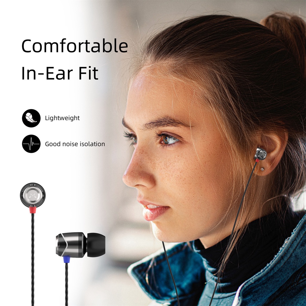 Tai nghe nhét tai soundmagic e10 chống ồn âm thanh sống động
