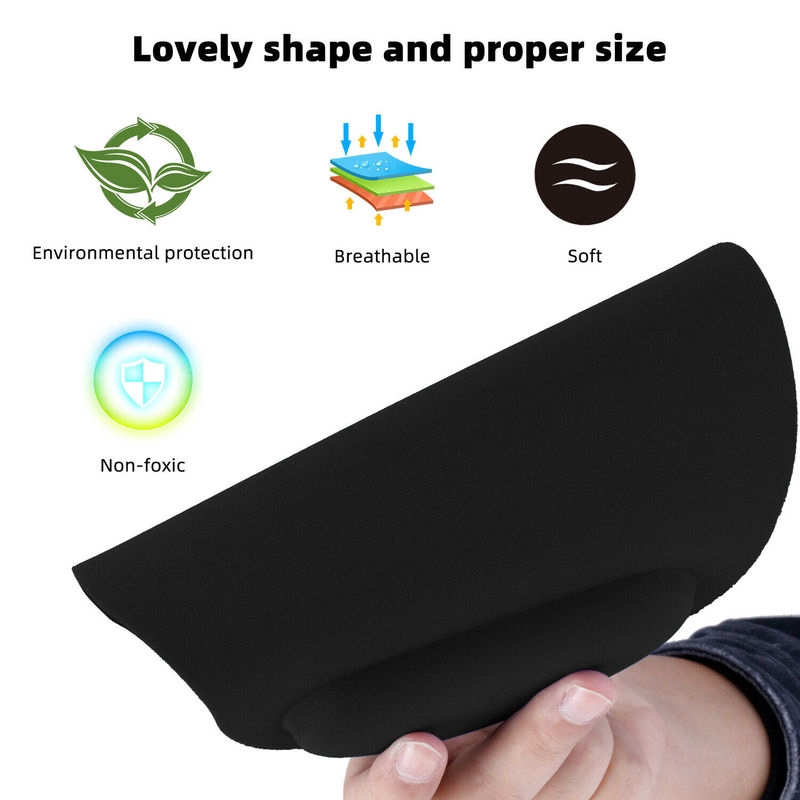 Comfortable Mouse Pad Mat with Gel Wrist Rest / Support Protect Desk Mouse Pad / Non Slip Mice Mat