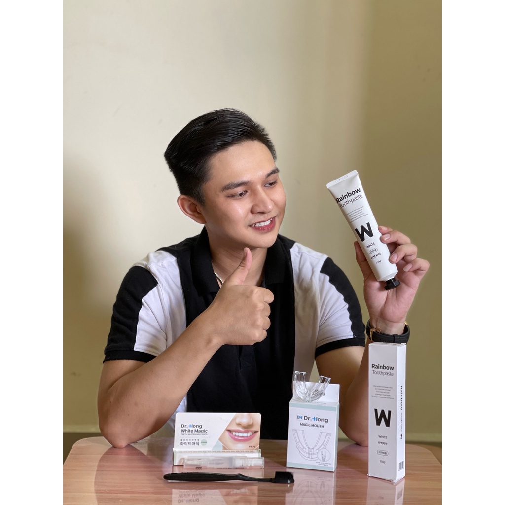 Kem đánh răng làm trắng răng DR.HONG Rainbow White Toothpaste PICKO