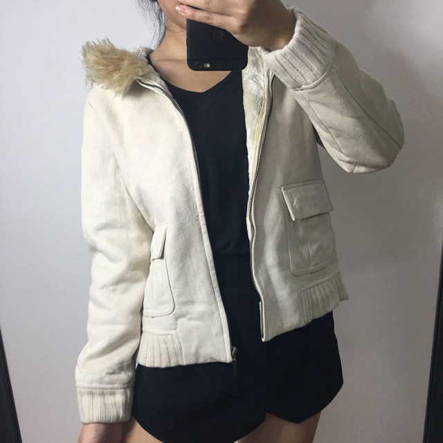 Áo khoác Da lộn Secondhand Hàn