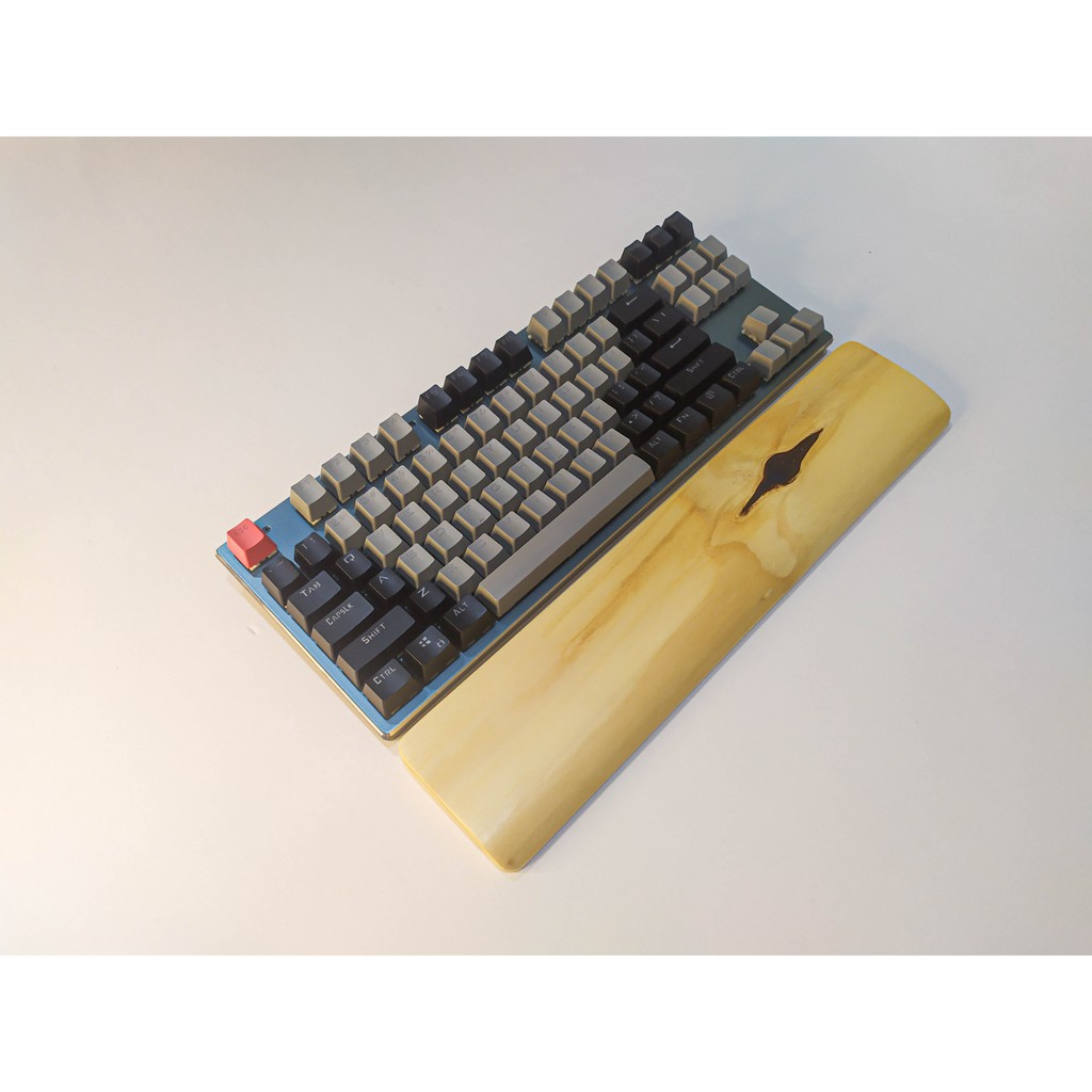 Keyboard Wrist Rest Wood - Kê tay bàn phím, chất liệu Gỗ Thông nhập từ Mỹ, Brazil, Chile