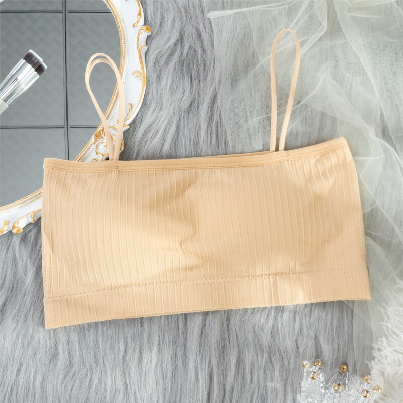 Áo lót ống cotton Hàn Quốc 5 màu tùy chọn