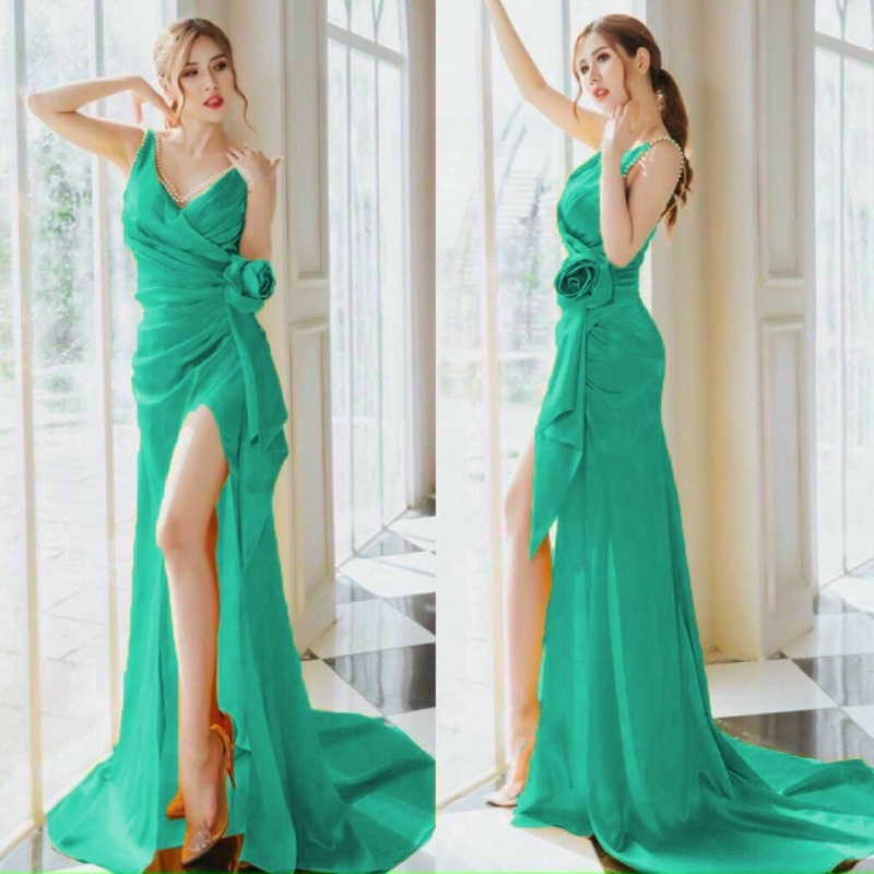 ĐẦM DẠ HỘI HOA EO FULL SIZE S/M/L/XL