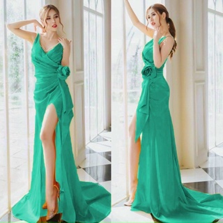 ĐẦM DẠ HỘI HOA EO FULL SIZE S/M/L/XL