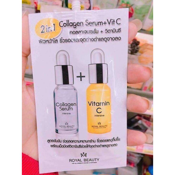 Collagen Serum + Vitamin C 2in1 Thái Lan 8ml | BigBuy360 - bigbuy360.vn