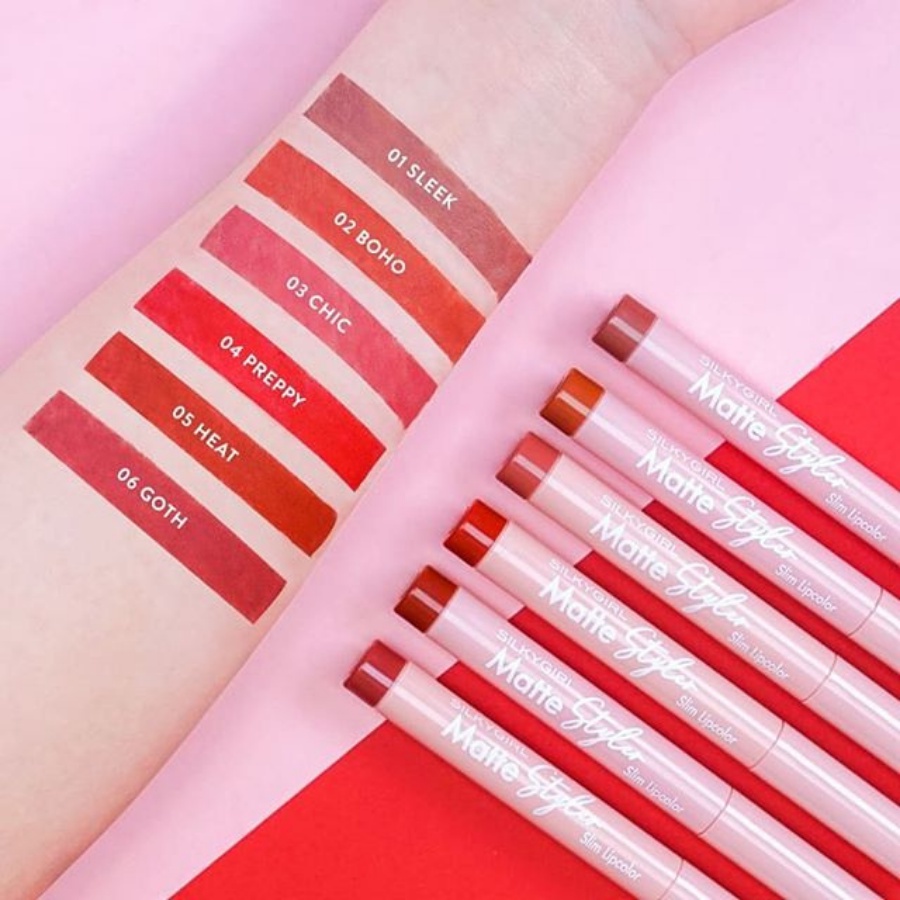 Son Silkygirl Matte Styler Slim Lipcolor 1.4g cho đôi môi thêm quyến rũ