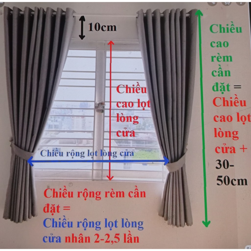 Rèm cửa chống nắng giá rẻ|màn cửa chống nắng giá rẻ  - Nhiều kích thước + Giao hàng ngay (hoa thêu)