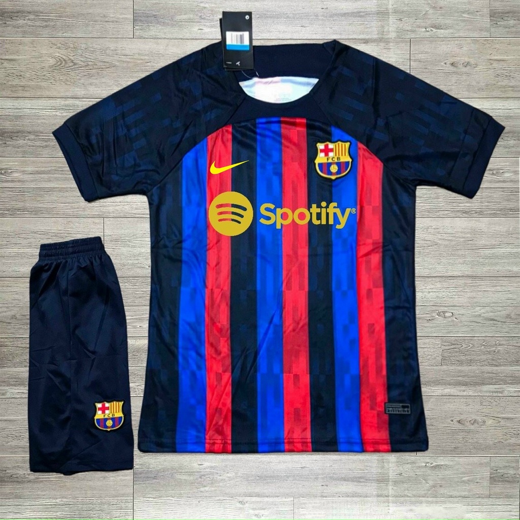 Áo Bóng Đá CLB Barcelona-Quần áo bóng đá vải gai Thái Cao Cấp - Co Giãn 4 Chiều