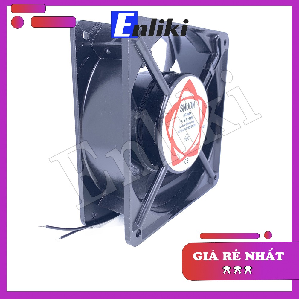 Quạt tản nhiệt AC 12x12x3.8cm 220VAC