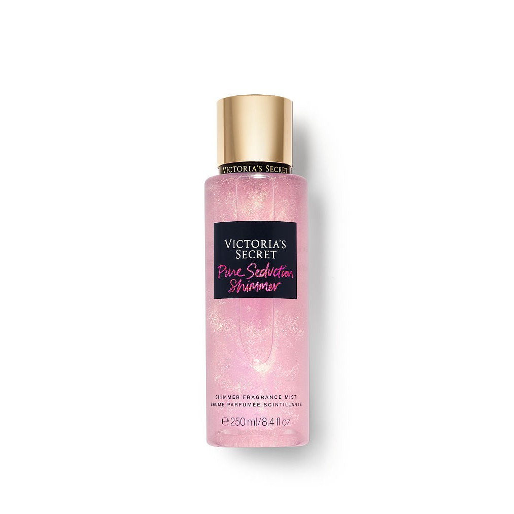 [236ml] Pure seduction Shimmer - Sữa dưỡng thể toàn thân có kim tuyến, Hàng Victorias Secret USA