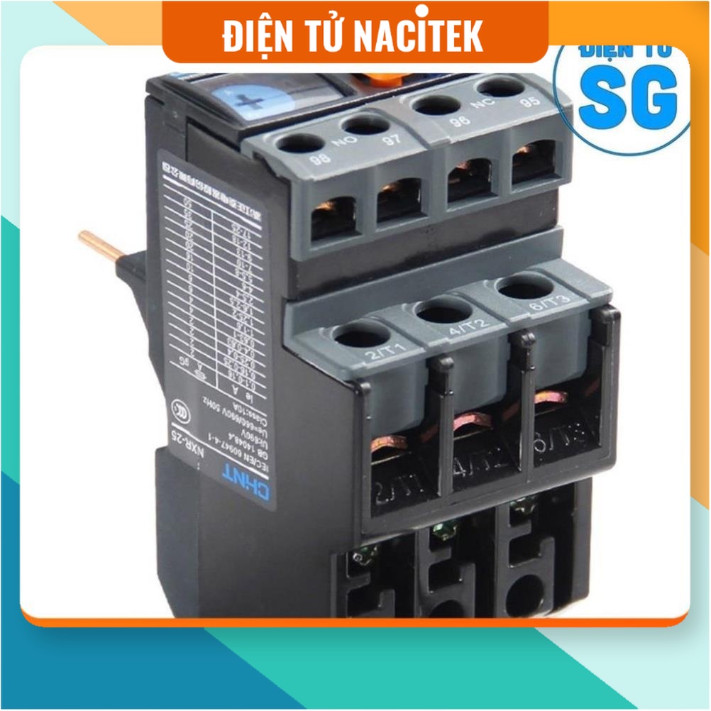 [NSHOP] Relay nhiệt CHINT NXR-25 9A-13A / 17A-25A cho Contactor NXC