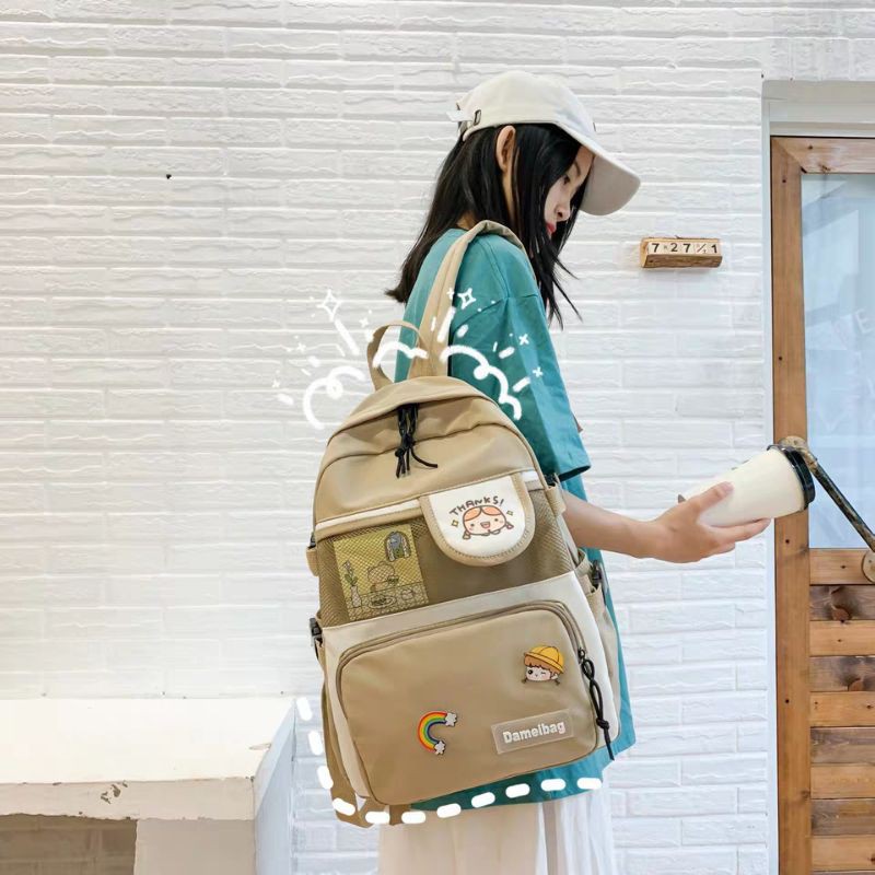 Balo nữ du lịch đi học giá rẻ thời trang cute đẹp BL82