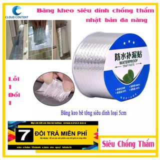 Băng keo siêu dính, siêu chống thấm Nhật Bản 5cm×5m