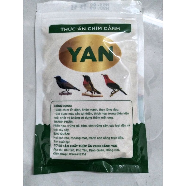 Cám chim hút mật Yan cám dưỡng ( dạng viên 100g)