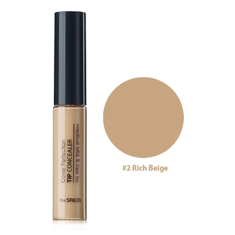 Che khuyết điểm The Saem - Cover Perfection TIP Concealer  6.5g Thesaem Tone 1 - 1.5 -2 | daothinhuquynh