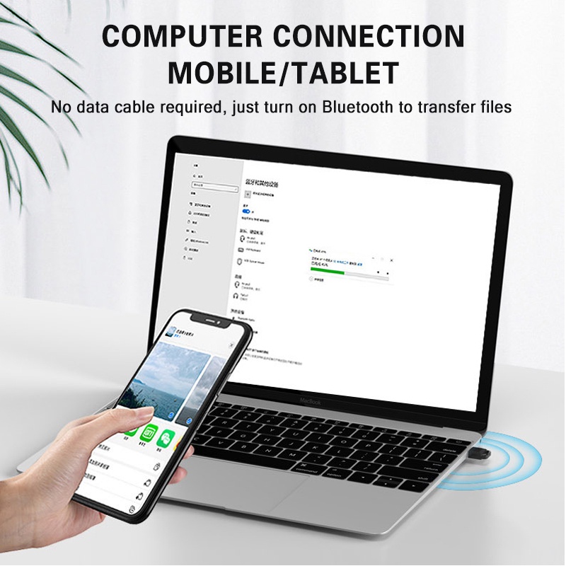 USB bluetooth 4.0 truyền tín hiệu không dây cho máy tính