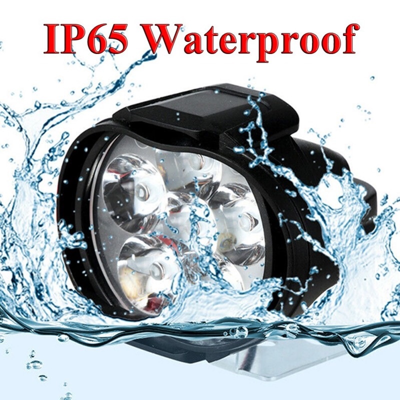 Bộ 2 Đèn Pha LED 6 Bóng 1500LM Siêu Sáng Chuyên Dụng Cho Xe Mô Tô