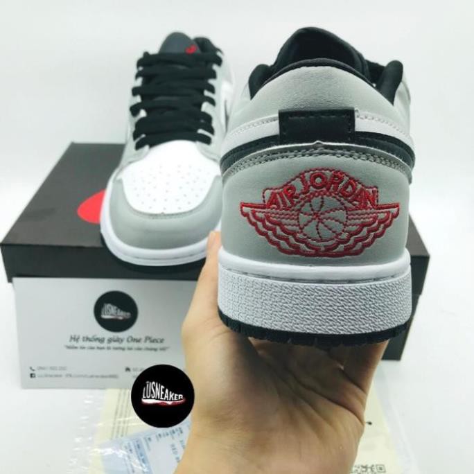[Mã FAGREEN245 giảm tới 30K đơn 99K] Giày JD1 Xám 🔥ZÉP 11🔥 Jordan low smoker đủ size nam nữ 36-43/ LUSTORE | BigBuy360 - bigbuy360.vn
