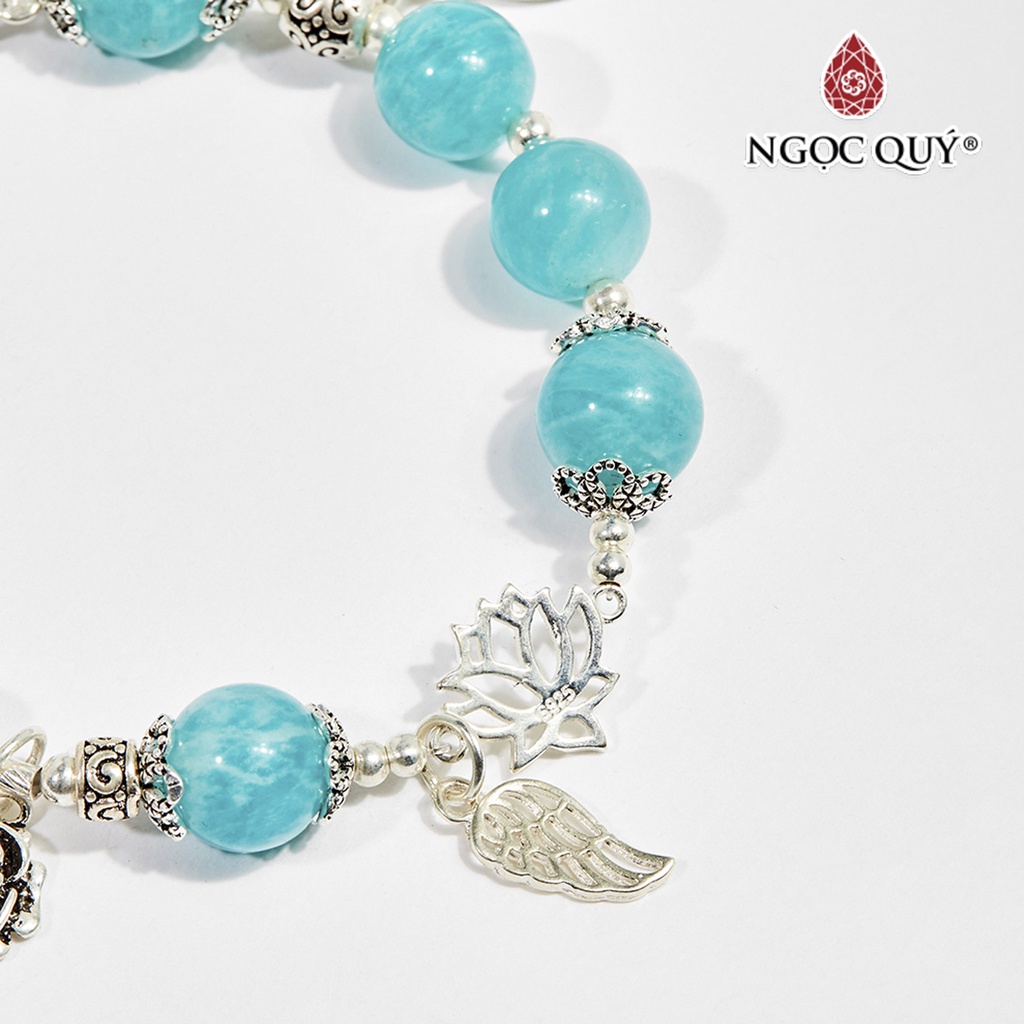 Vòng tay Amz phối charm - Ngọc Quý
