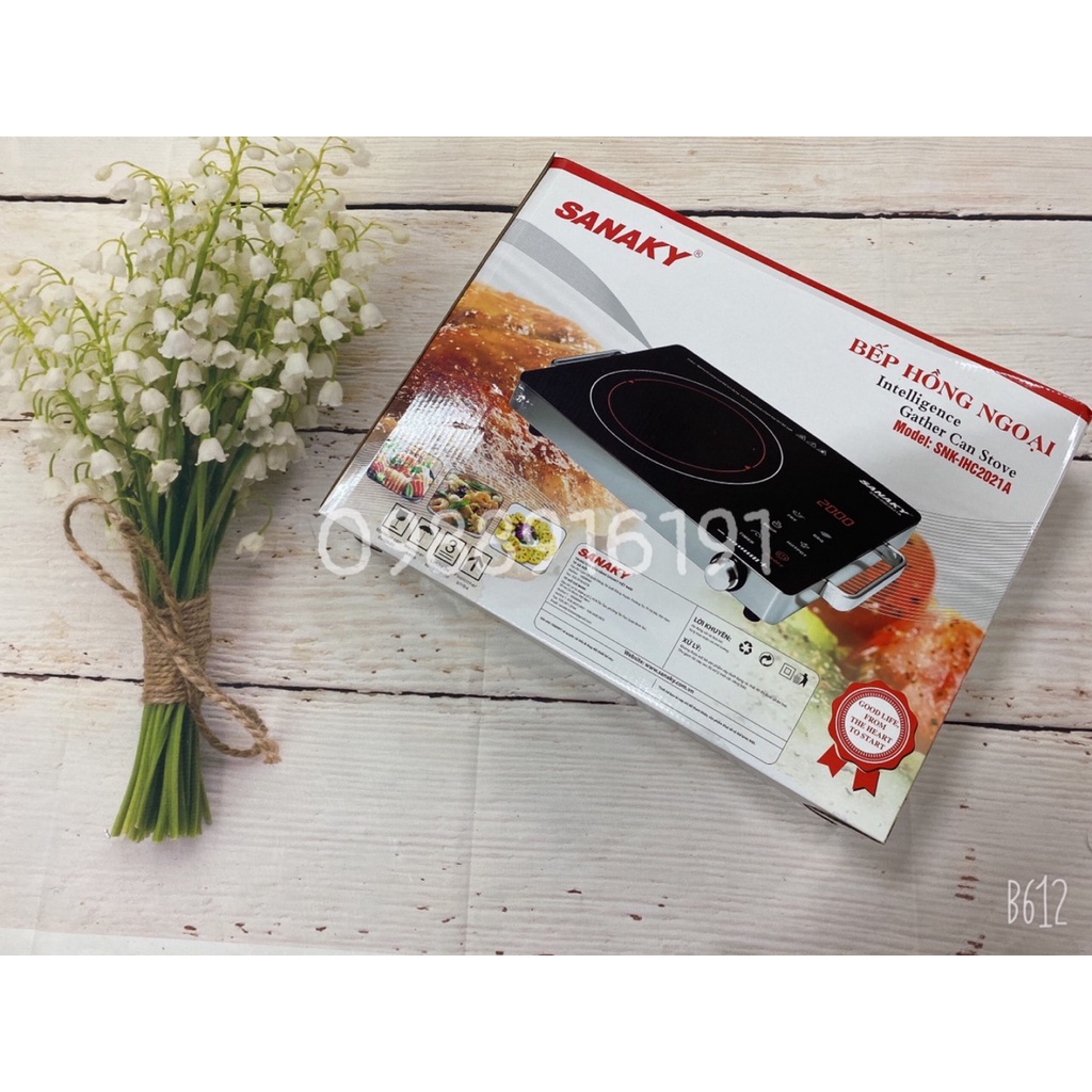 Bếp Hồng ngoại SANAKY SNK-2101HG/ SNK BD22A Chính Hãng, Bảo Hành 12 Tháng Trên Toàn Quốc