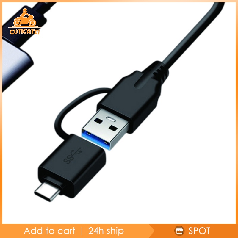 [CUTICATE1] M.2 NVME SSD SATA Enclosure Adapter USB C Case Dual Protocol | BigBuy360 - bigbuy360.vn