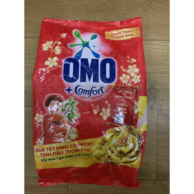 Bột Giặt OMO Comfort Tinh Dầu Thơm Cửa Trước 1kg