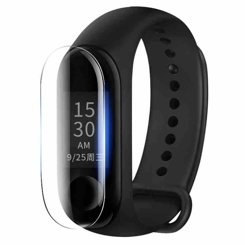 Lykry Set Miếng Dán Tpu Mềm Bảo Vệ Màn Hình Chống Trầy Cho Xiaomi Mi Band 4 Mi Band 3