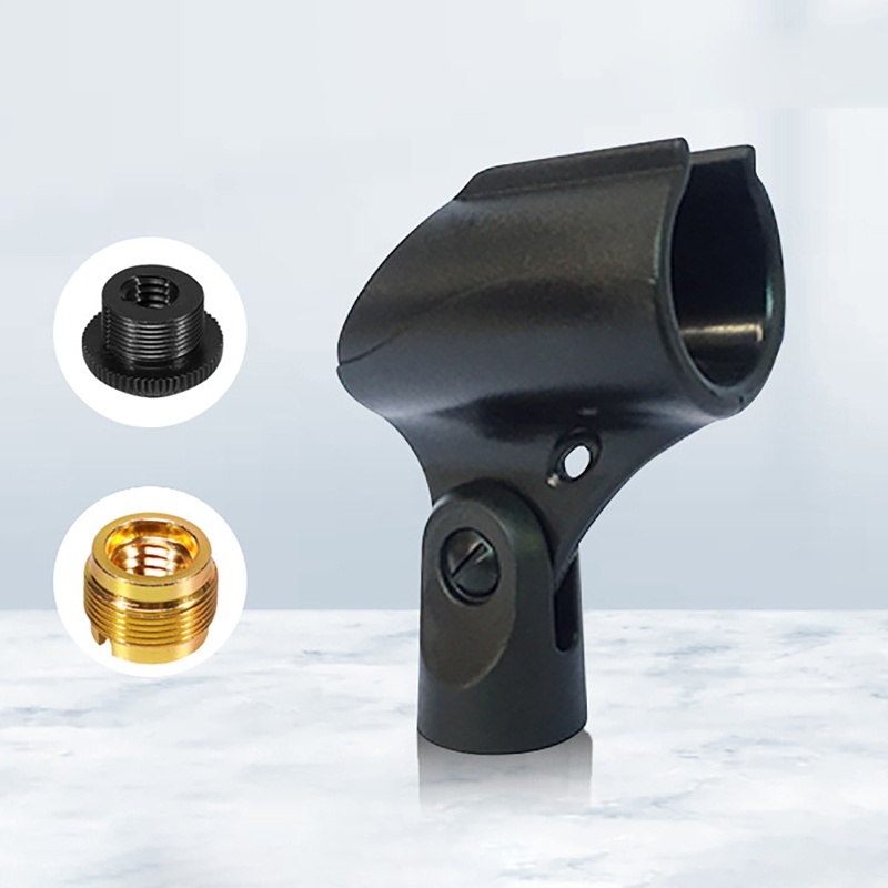 Kẹp Micro Bằng Nhựa Bền Bỉ Xây Dựng 180 Độ° Giá Đỡ Micro Trước Sau Xoay Được Tiện Dụng