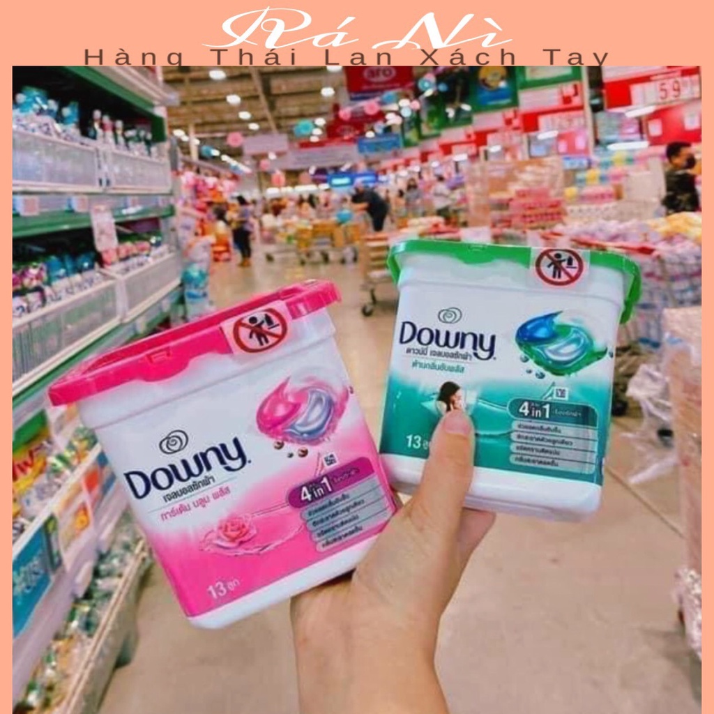 Viên Giặt Xả Downy Gel Ball Thái Lan Tiện Lợi Hộp 13 Viên