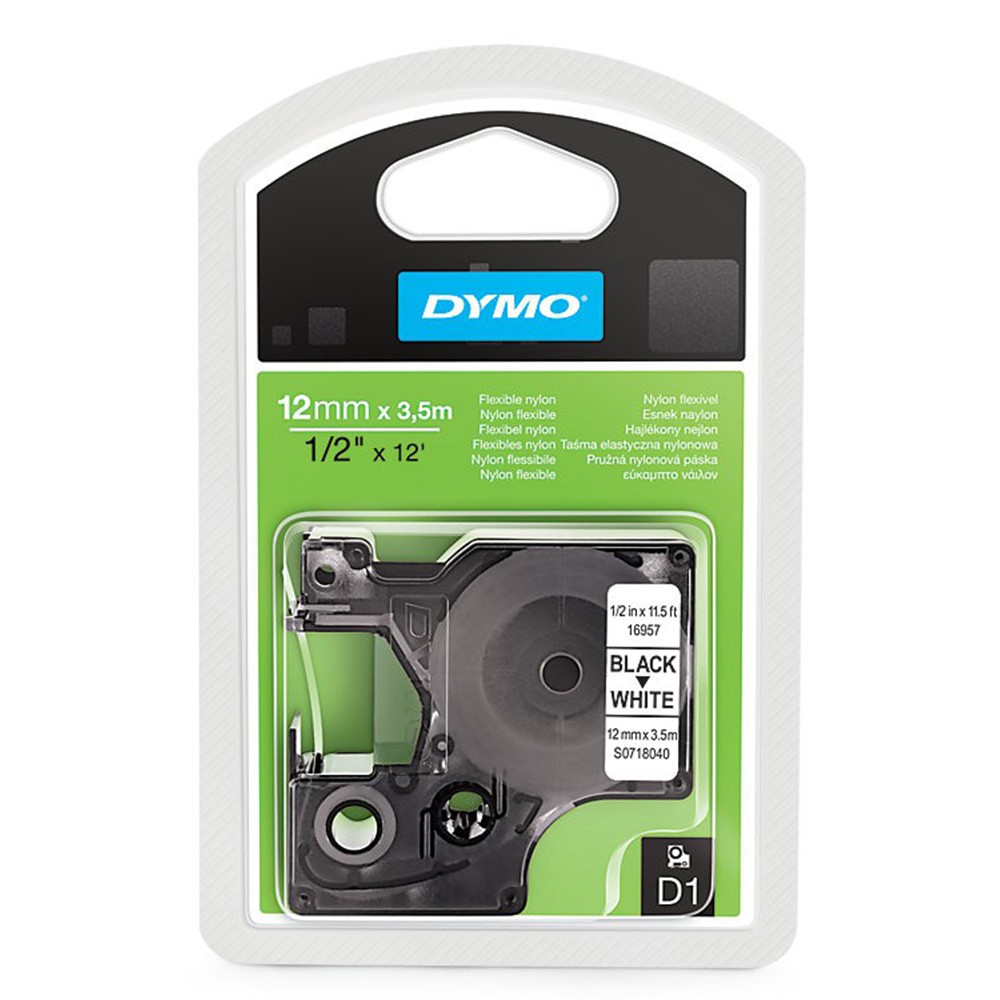 Băng nhãn in Dymo  Nylon dẻo dùng cho máy LabelManager