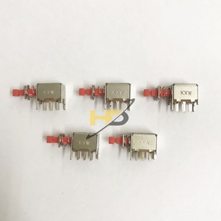 Bộ 10 Nút Nhấn 6 Chân A03-03 Nhấn Nhả, Công Tắc On/Off (Không Nắp)