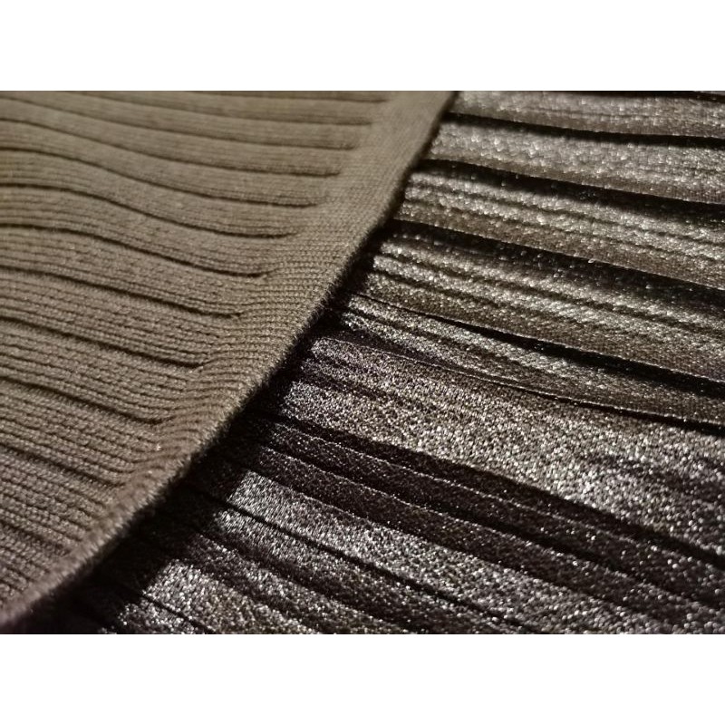 Chân váy len 2 lớp, chân váy xếp ly